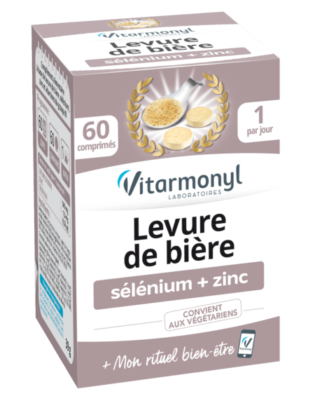 Levure de bière + sélénium + zinc Levure de bière + sélénium + zinc