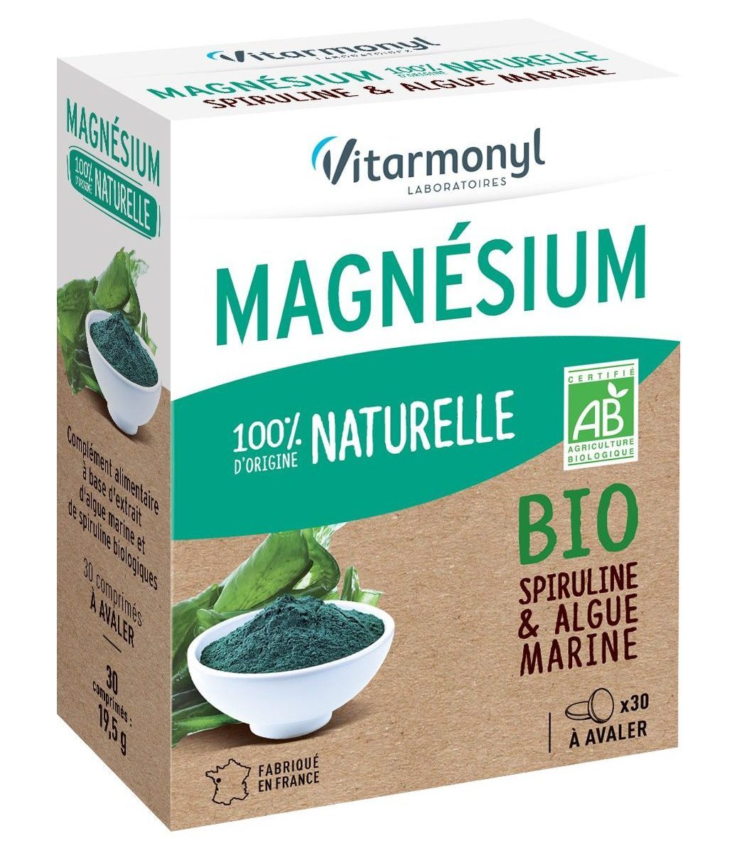 Magnésium 100% d'origine naturelle Bio Magnésium 100% d'origine naturelle Bio