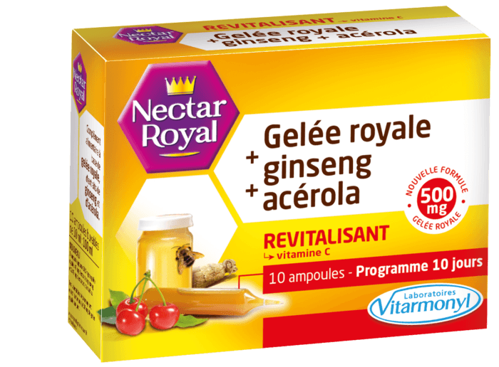 Gelée royale + ginseng + acérola Gelée royale + ginseng + acérola