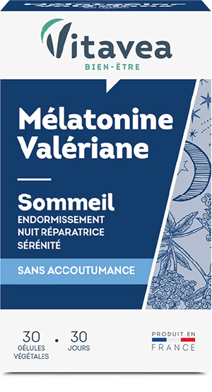melatonine valeriane vitavea bien-être